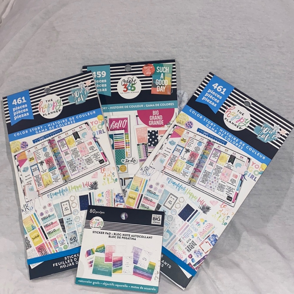 The Happy Planner Color Story Bundle -NWT